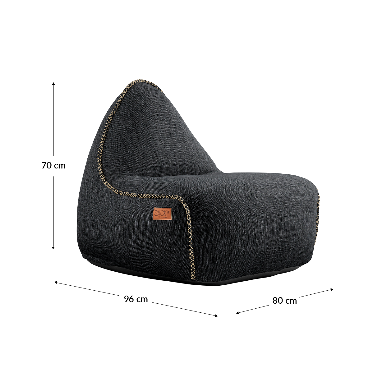 Cobana Lounge Chair & Pouf