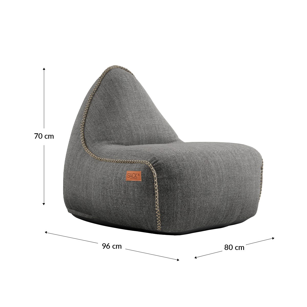 Cobana Lounge Chair & Pouf