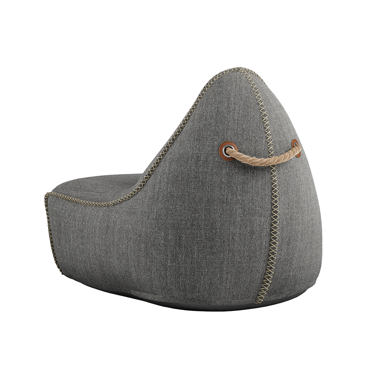 Cobana Lounge Chair & Pouf