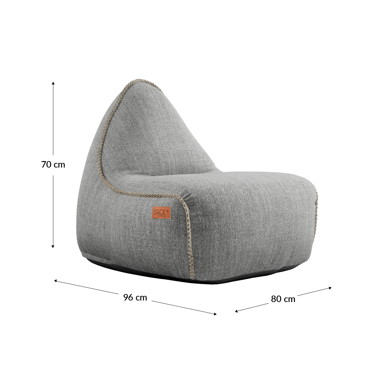 Cobana Lounge Chair & Pouf