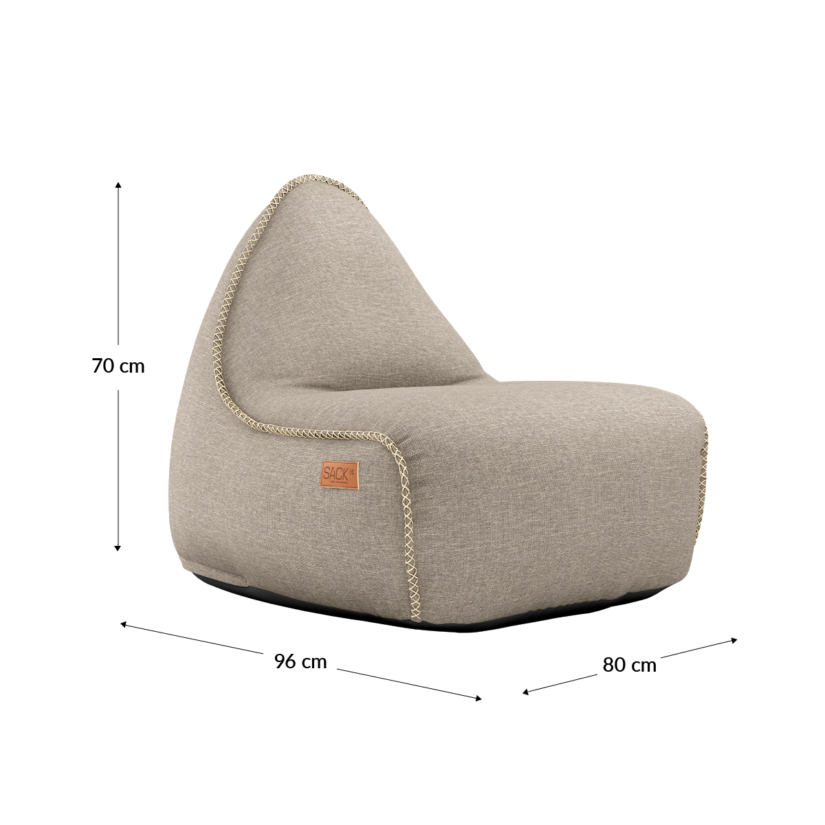 Cobana Lounge Chair & Pouf