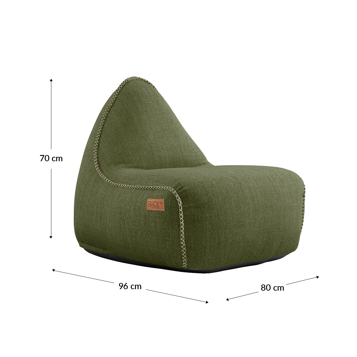 Cobana Lounge Chair & Pouf