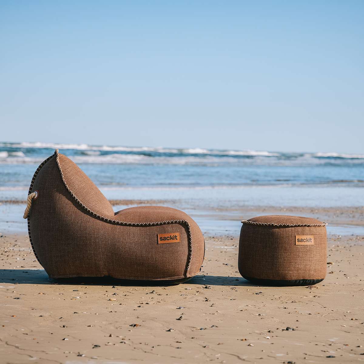 Cobana Lounge Chair & Pouf
