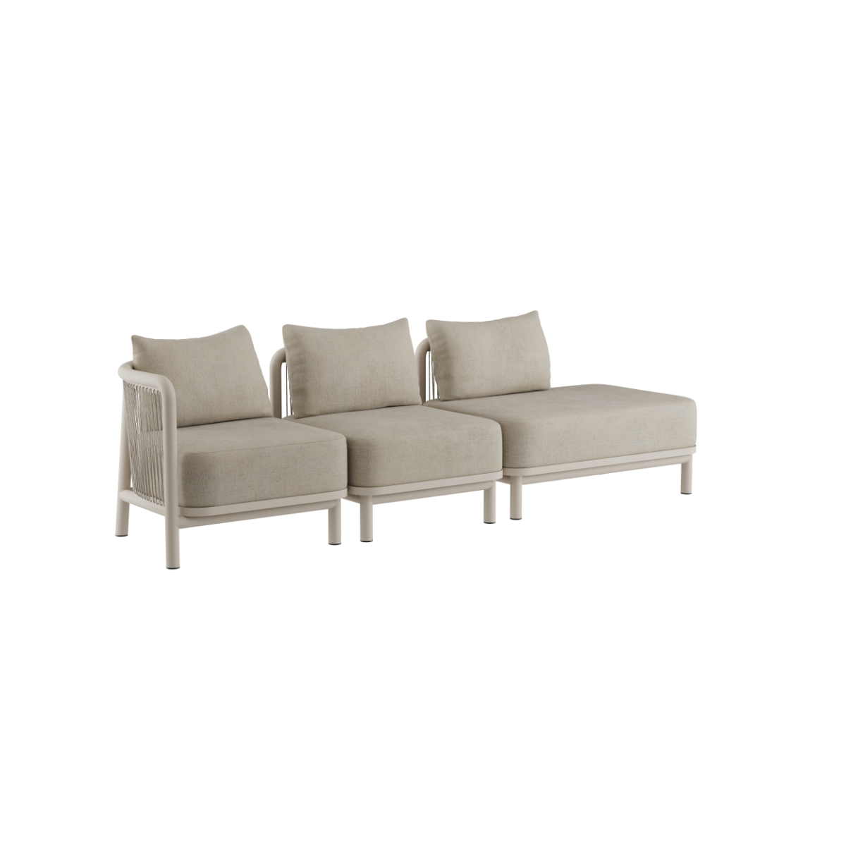 Kirra Lounge Sofa - 3 seater w/ open end
