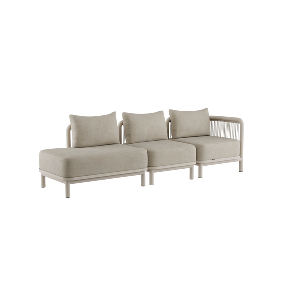 Kirra Lounge Sofa - 3 seater w/ open end