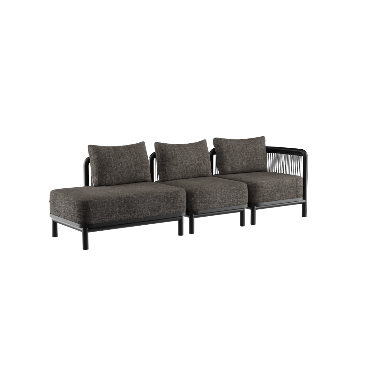 Kirra Lounge Sofa - 3 seater w/ open end